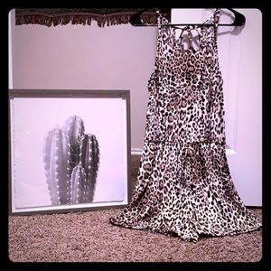 Halter Leopard Romper by White Birch
